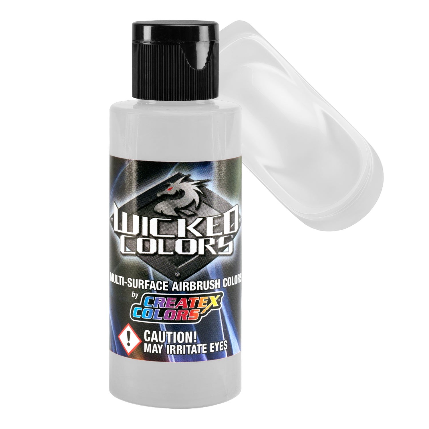 Createx Wicked Colors Opaque White Airbrush Paint Color 2oz W030 - 2Z