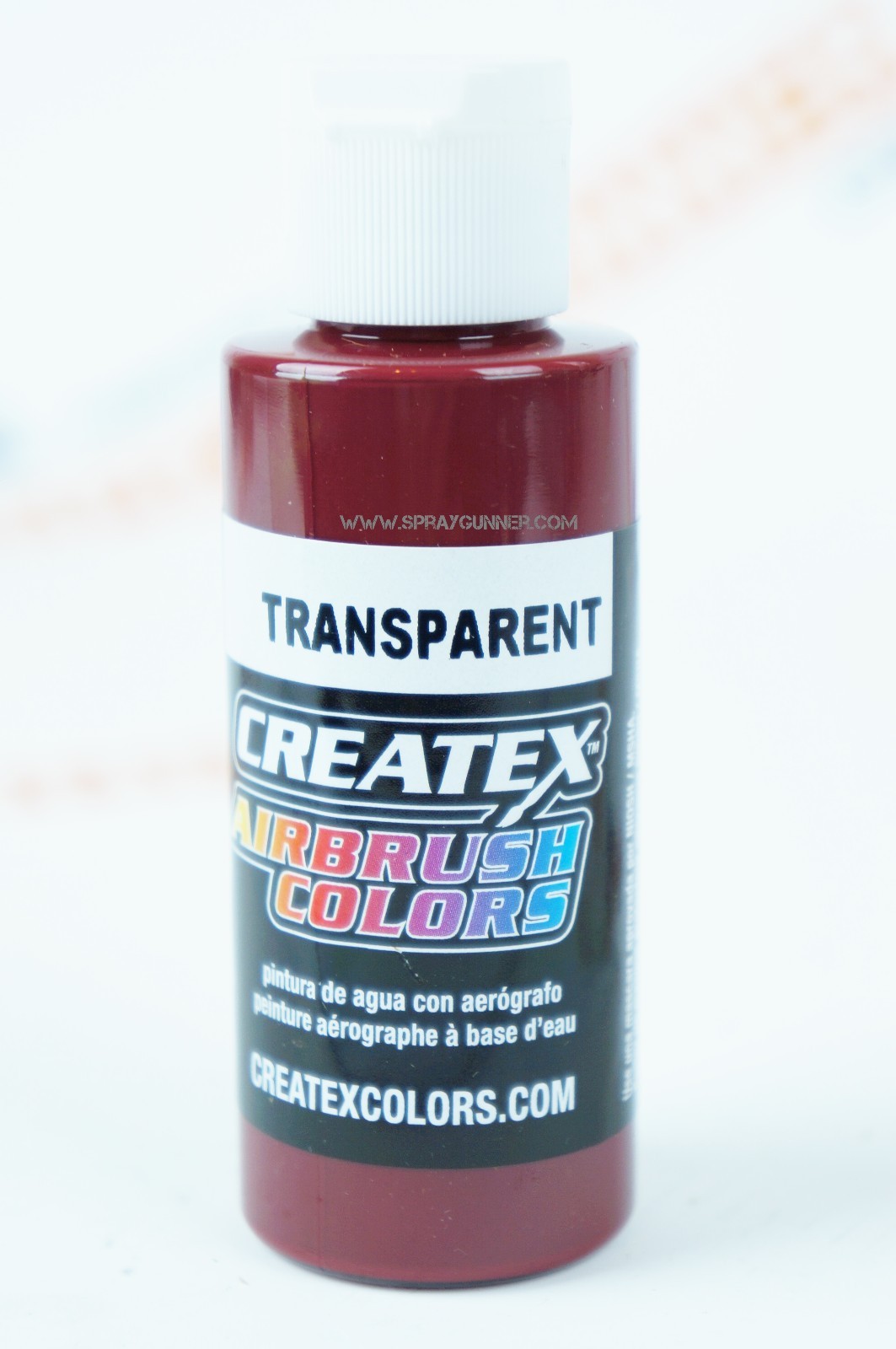 Createx Airbrush Colors 5124 Transparent Deep Red 2oz. water-based paint