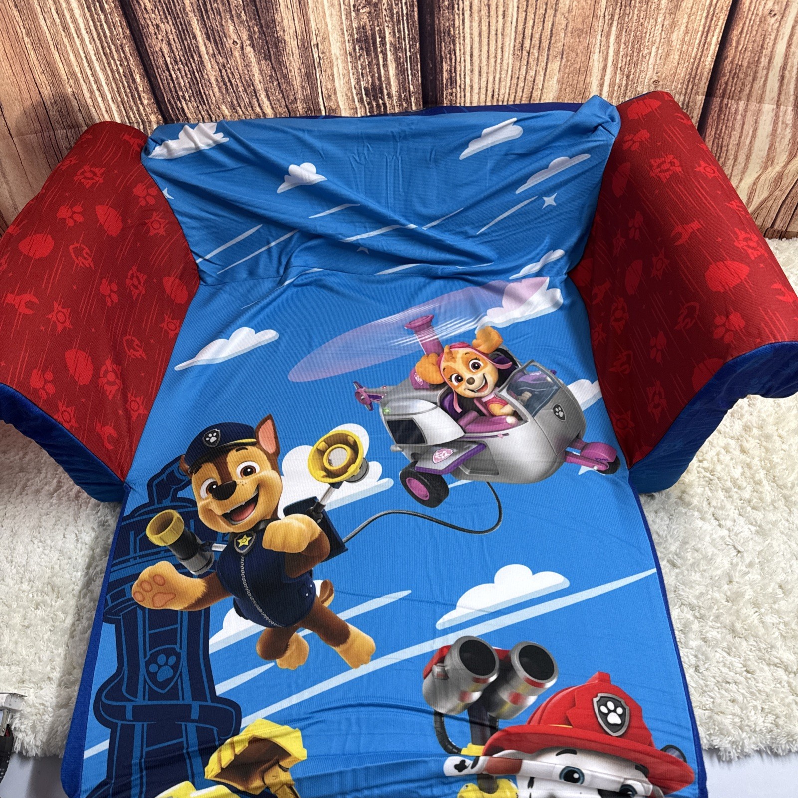 Marshmallow PAW Patrol Kids 2-in-1 Flip Sofa Bed Brand New Foam Furniture Gift