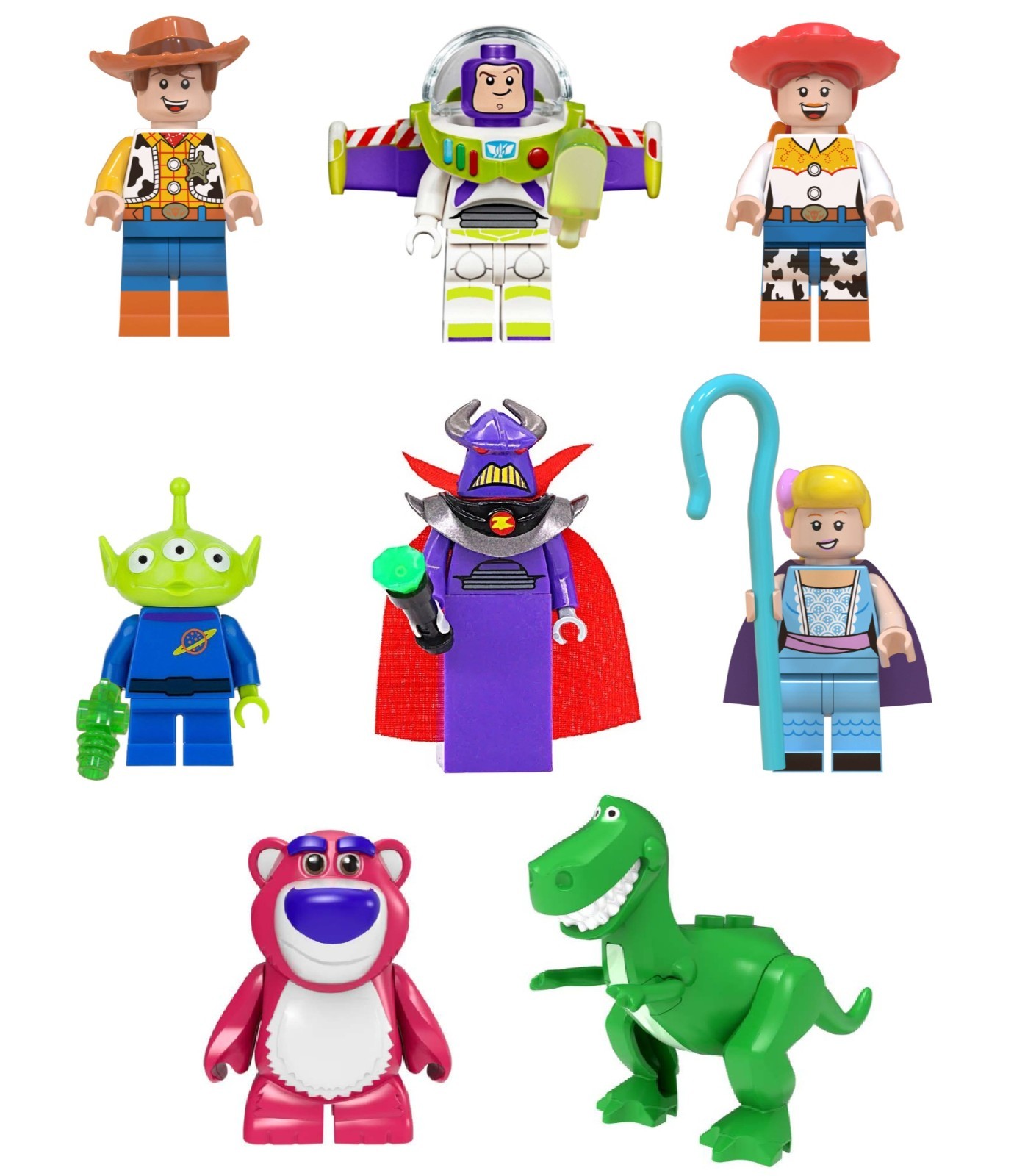 MOC LEGO Toy Story 1- 4 Custom Minifig! - Woody, Buzz, Jessie - BUNDLE AND SAVE!
