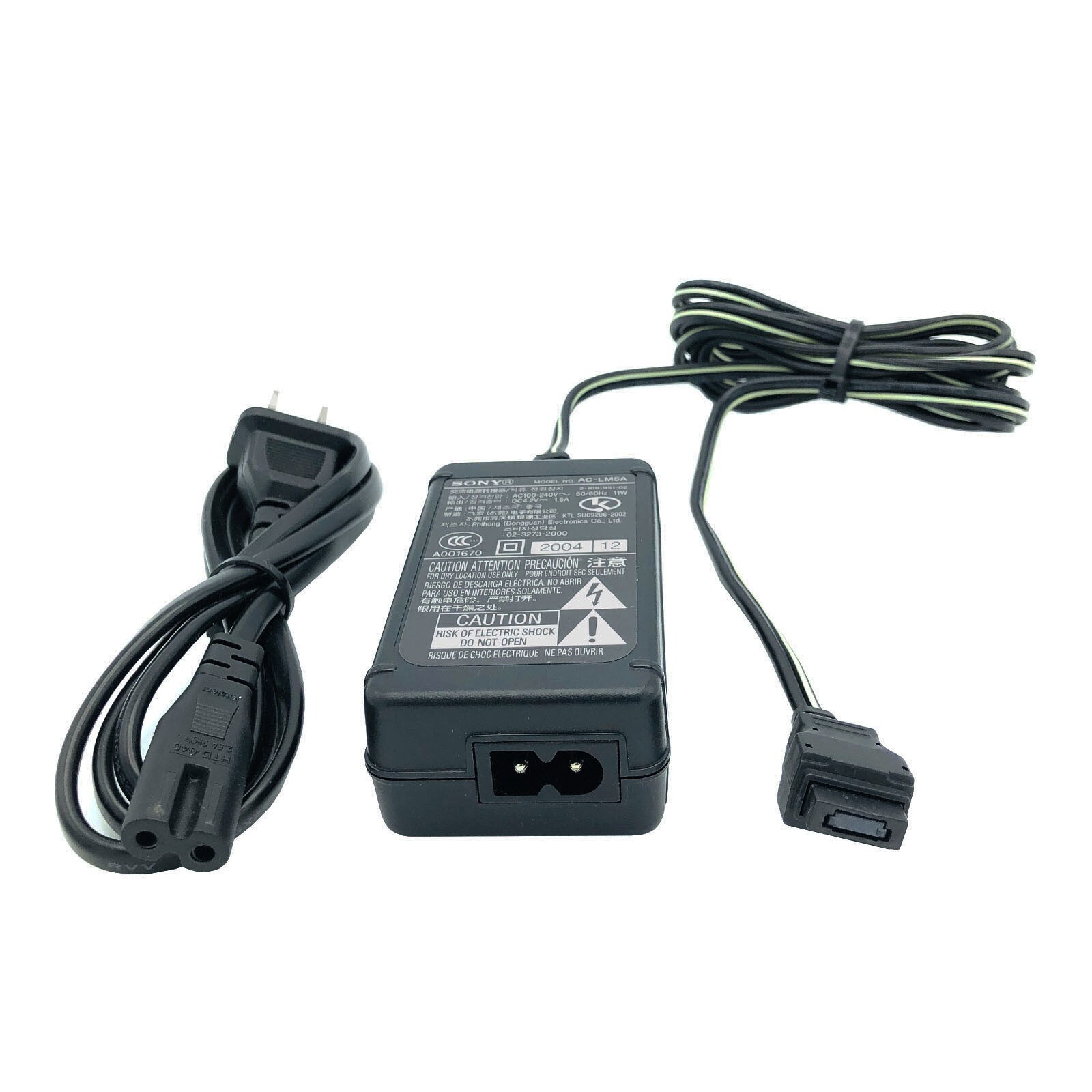 Genuine Sony AC Adapter For Sony CyberShot DSC-T3 DSC-T33 Digital Camera