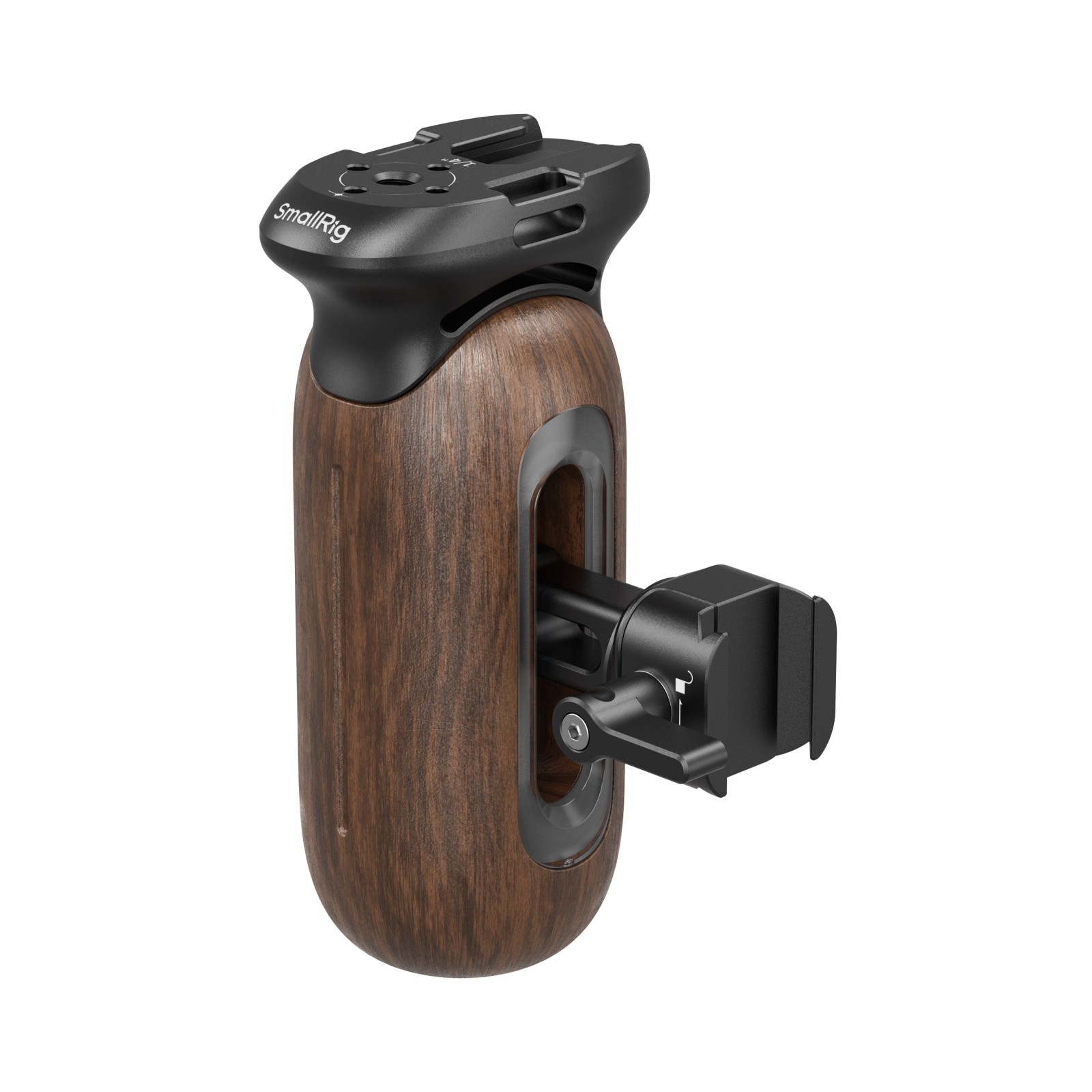 SmallRig Wooden Side Handle with NATO Clamp for Camera Cages 5239