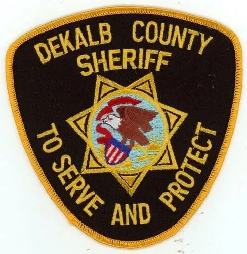 Dekalb County IL Sheriff obsolete patch shipped from Australia
