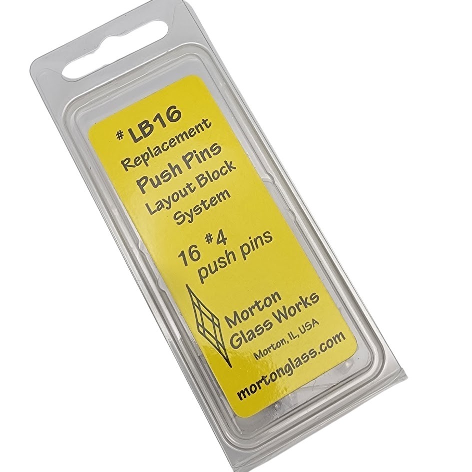 Replacement Pins #4 Size 16 Pieces for Morton Layout Blocks LB16