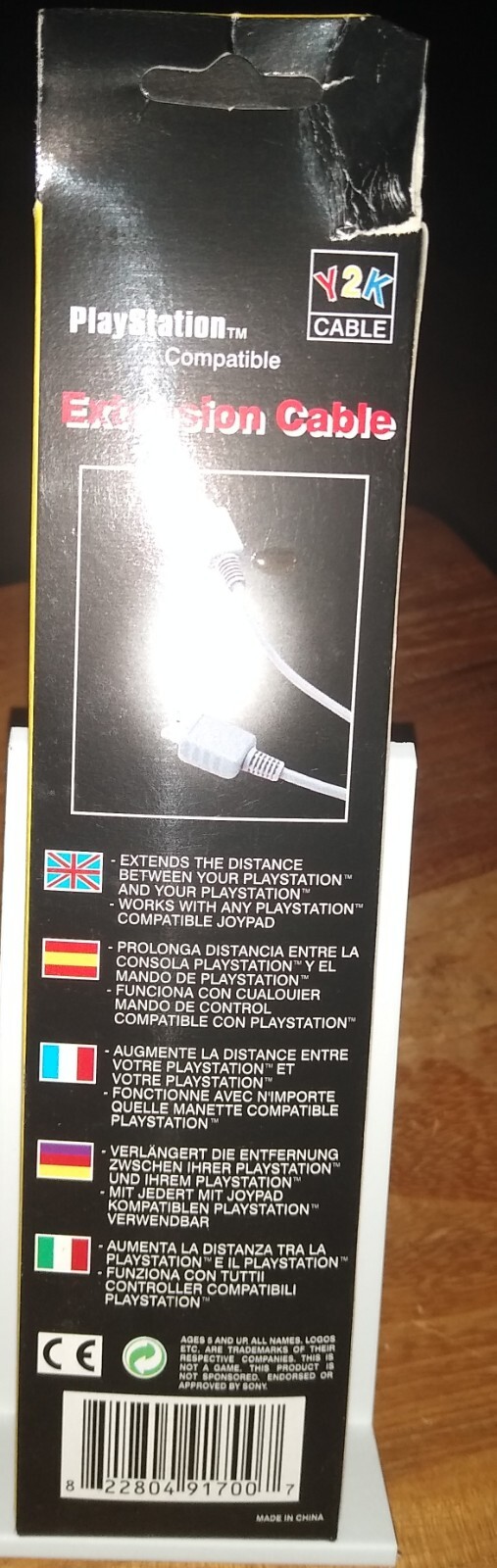 New Link Cable For Original Playstation System Links 2 Systems Together