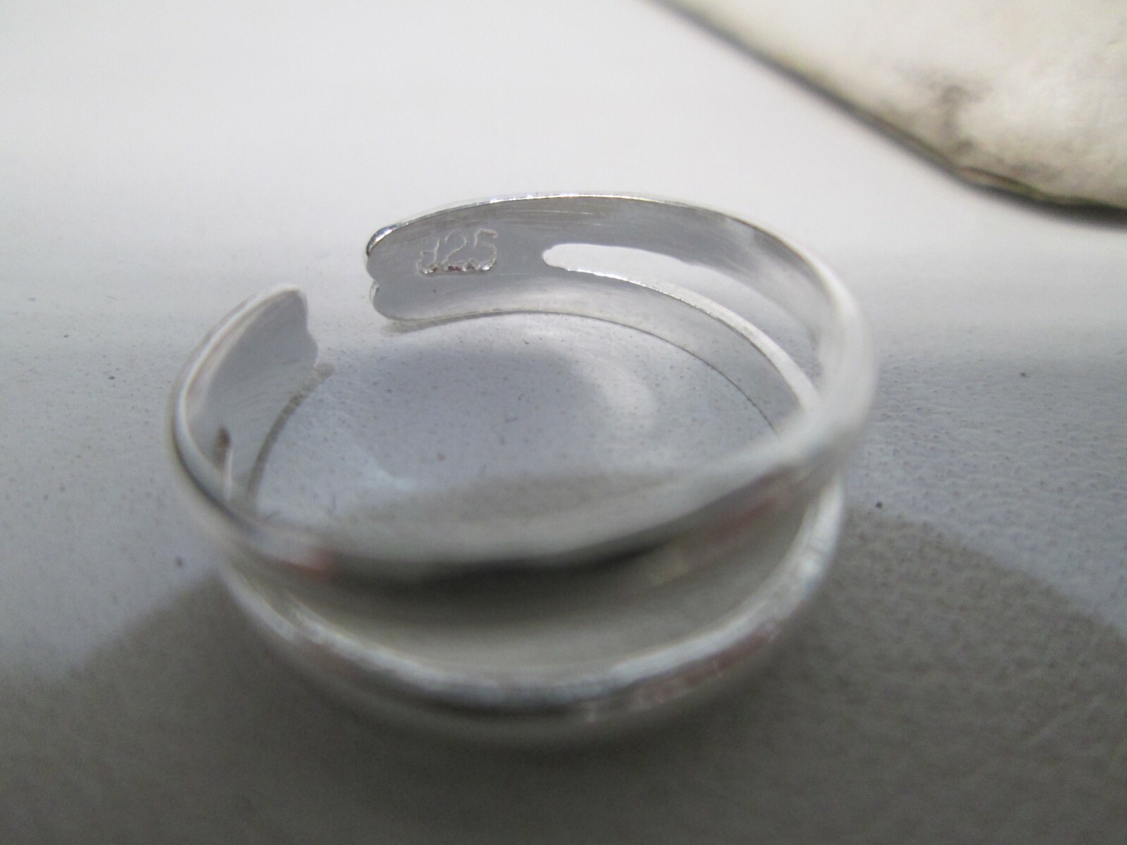 New Sterling Silver Adjustable Toe Ring