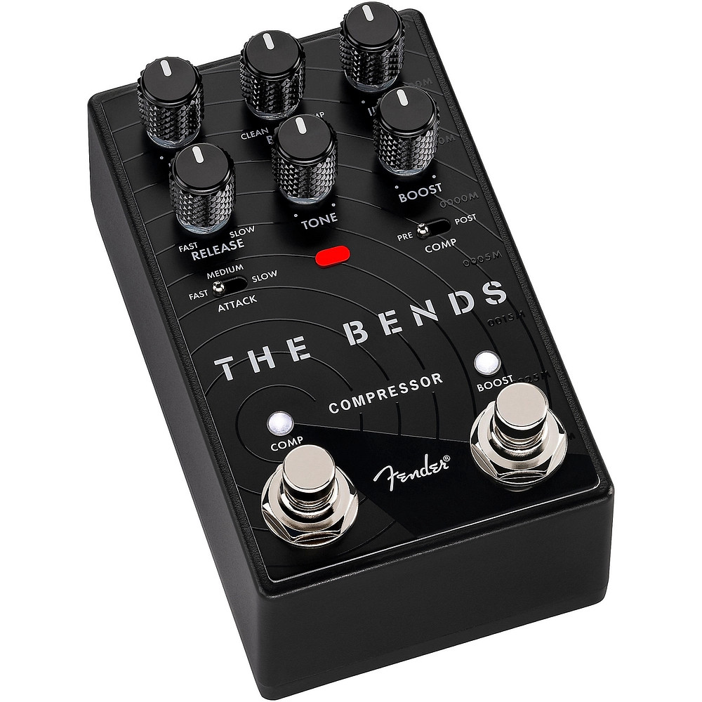 Fender The Bends Compressor V2 Guitar Effects Pedal Black
