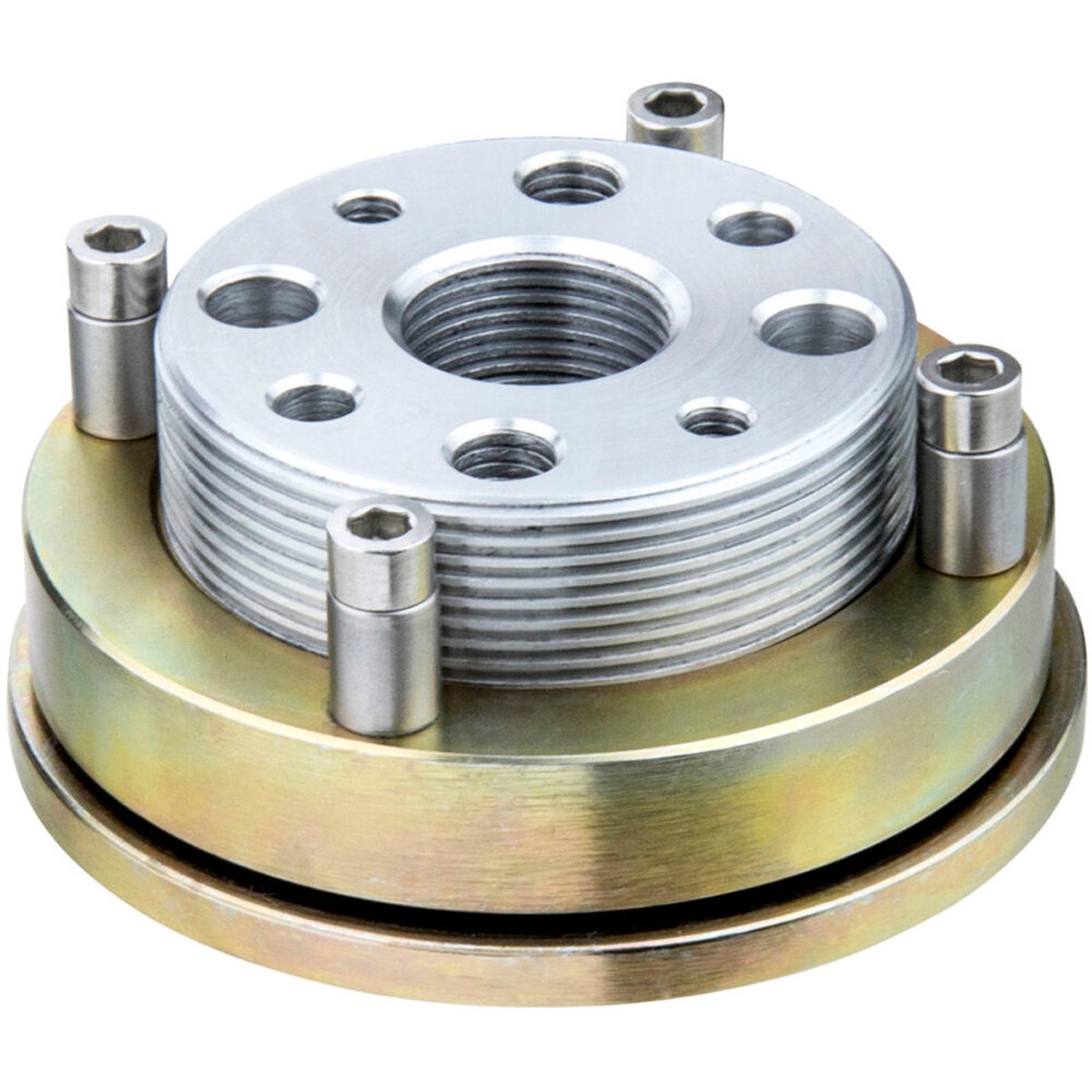 Kupo Complete Mitchell Threaded Collar, Castle Nut and Round Plate Set