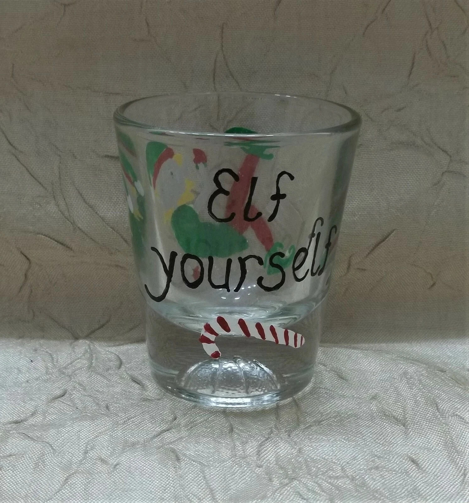 ELF YOURSELF Shot Glass with Elf