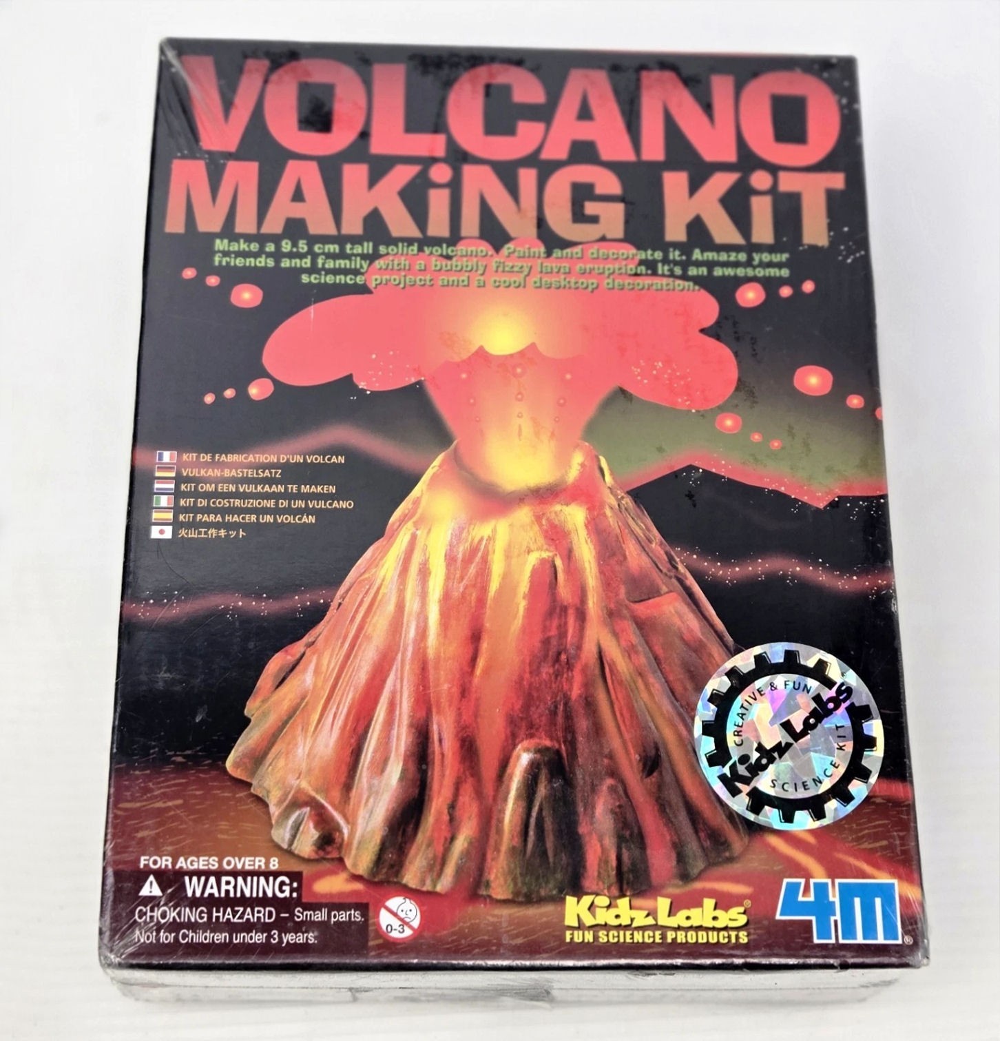 4M KidzLabs Volcano Making Kit STEM Science Project Educational NEW Sealed
