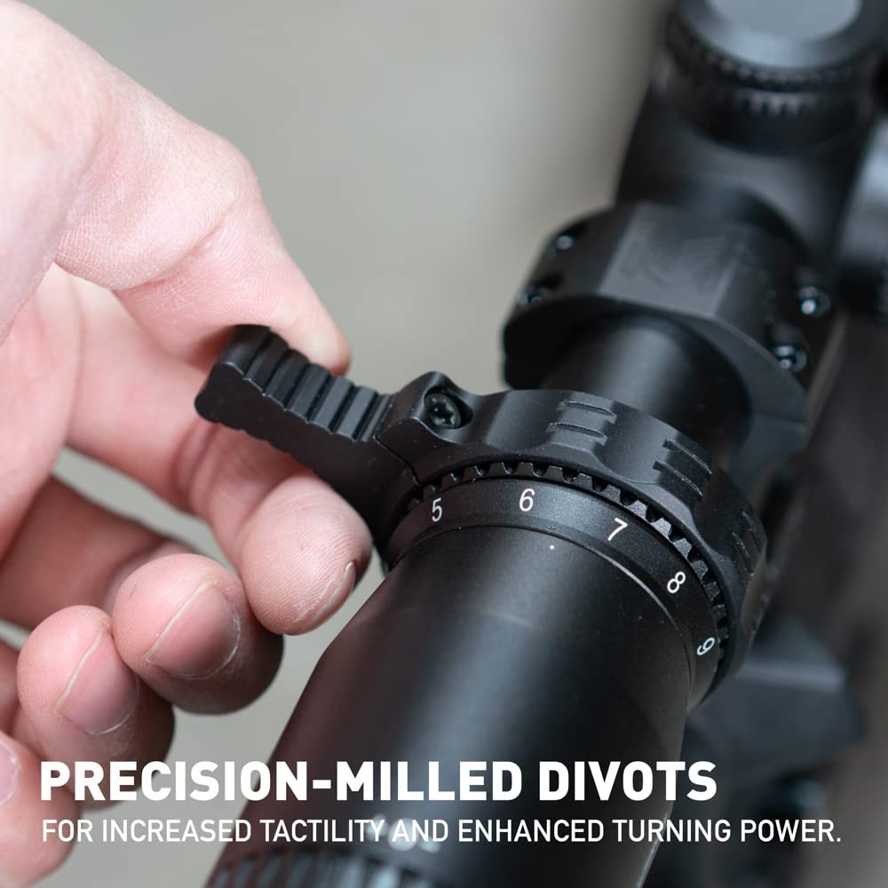 Monstrum Triton Scope Throw Lever | 46 mm Diameter | Standard Black
