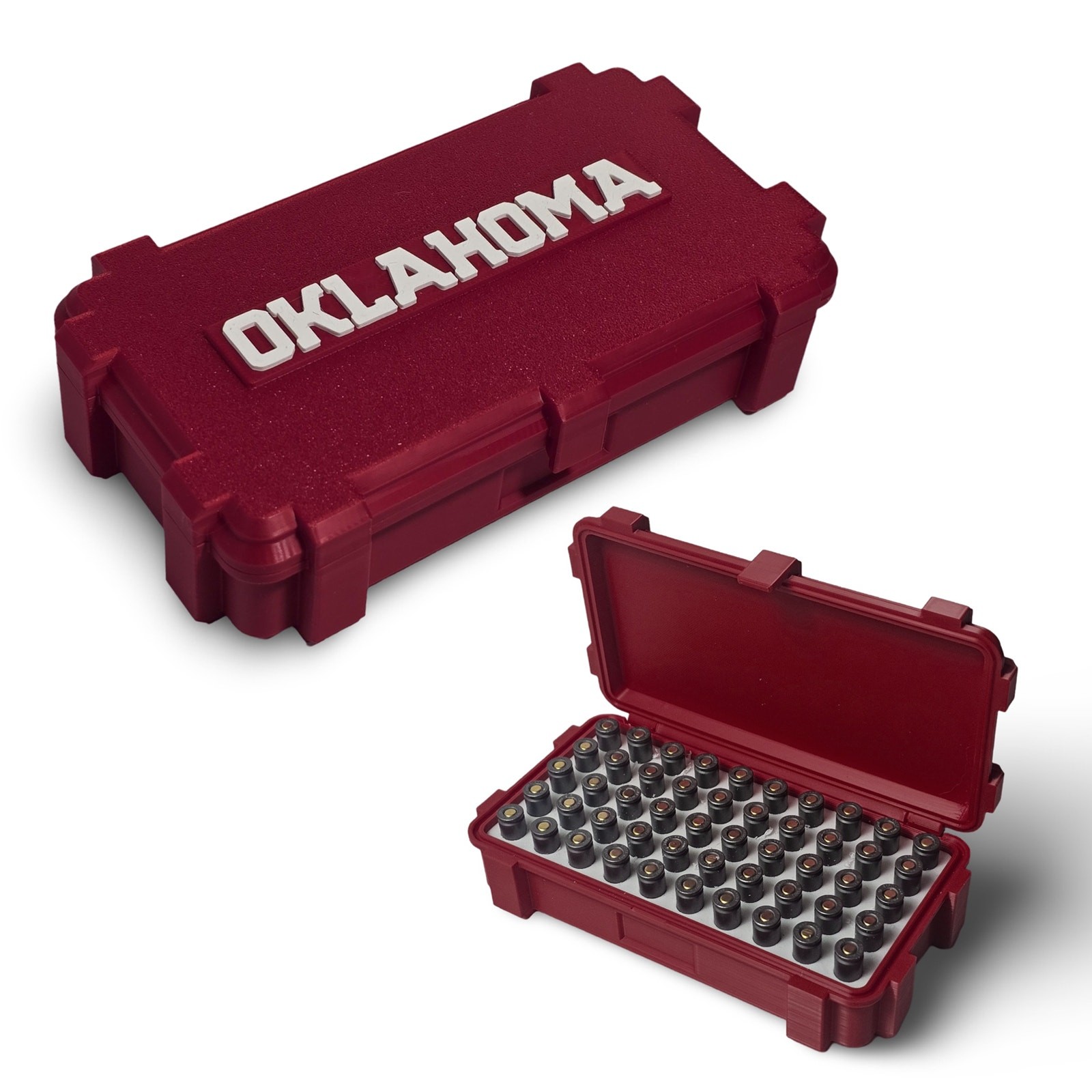 Oklahoma Pride 45 ACP Ammo Holder | Custom 3D Printed | Made in USA