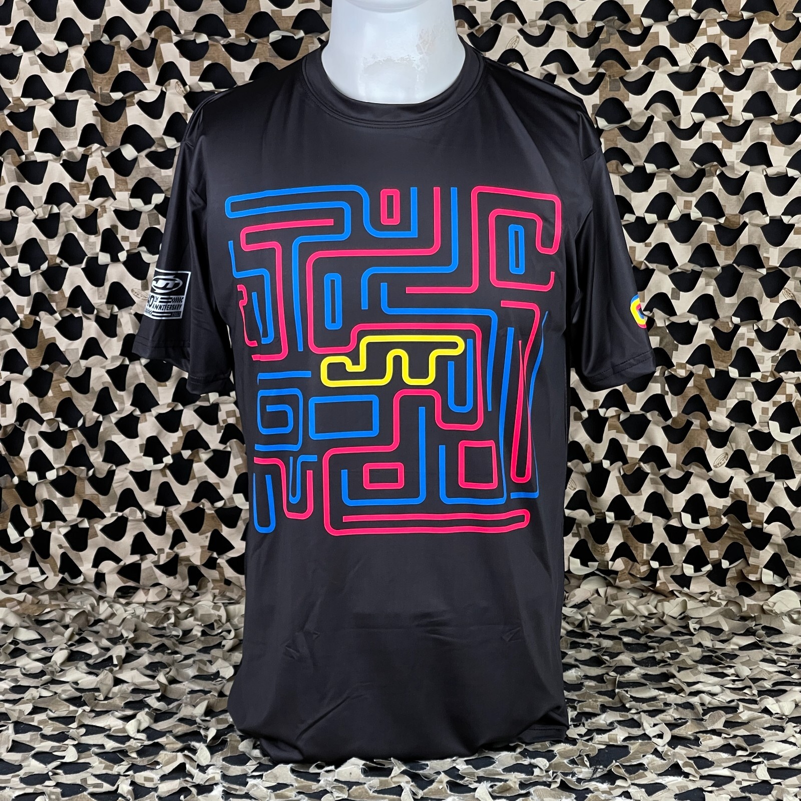 NEW JT Maze Dry Fit T-Shirt - Black - XXX-Large