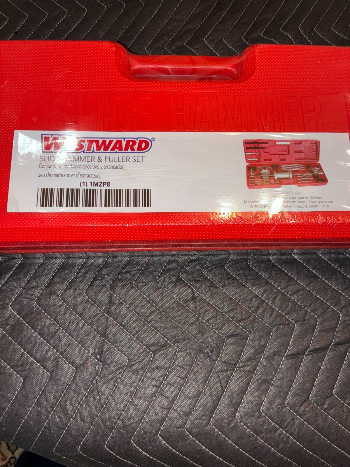 Westward 1Mzp8 Slide Hammer Puller Set, 10 Way NIB