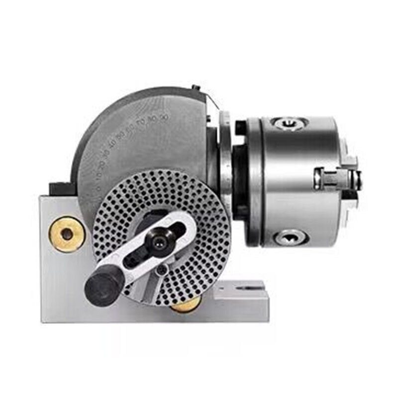 4-6 Inch Dividing Head 3 Jaw Chuck Precision Semi Universal Dividing Head