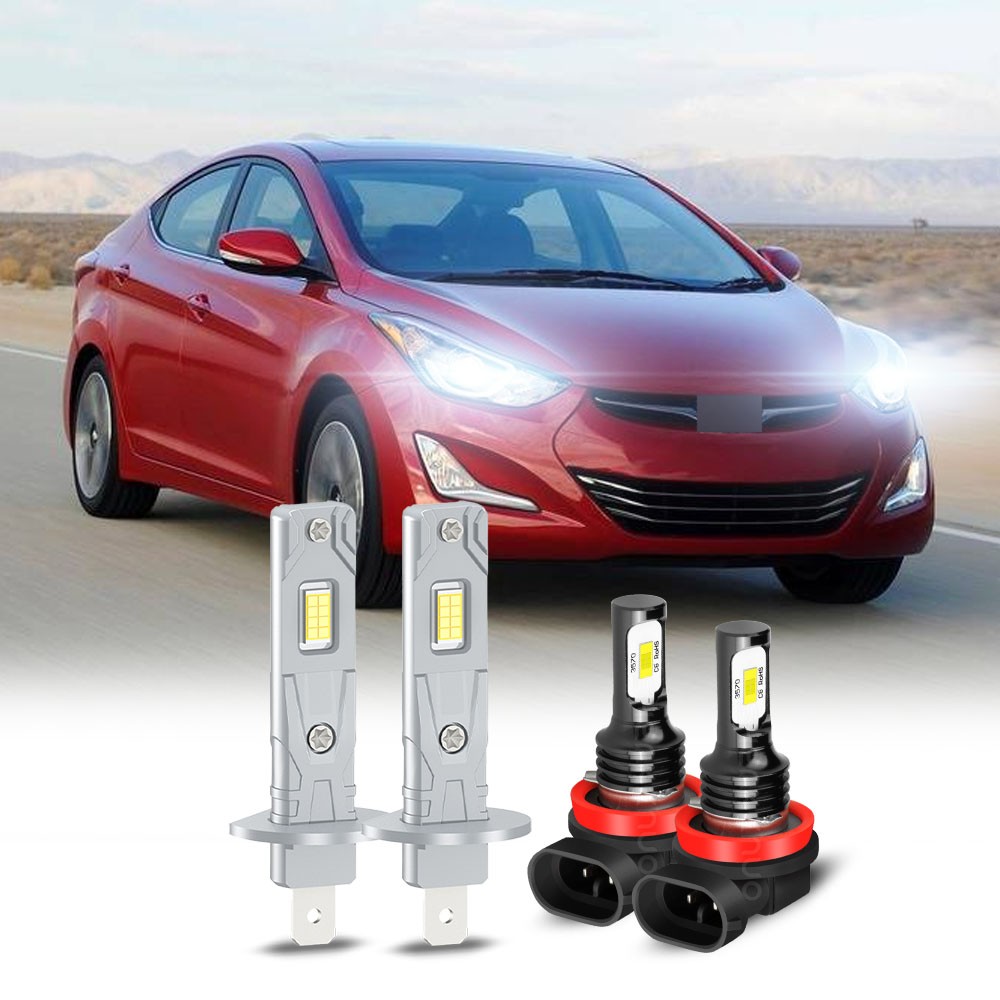 For Hyundai Elantra GLS Sedan 4-Door 2011-2013 LED Headlight High Low Bulbs CSP