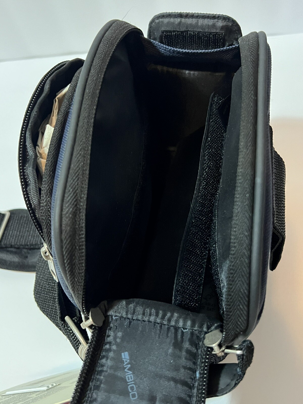 AMBICO Camera/Accessor Bag BC03GA NWT Blue Gray Strap And Belt Loop