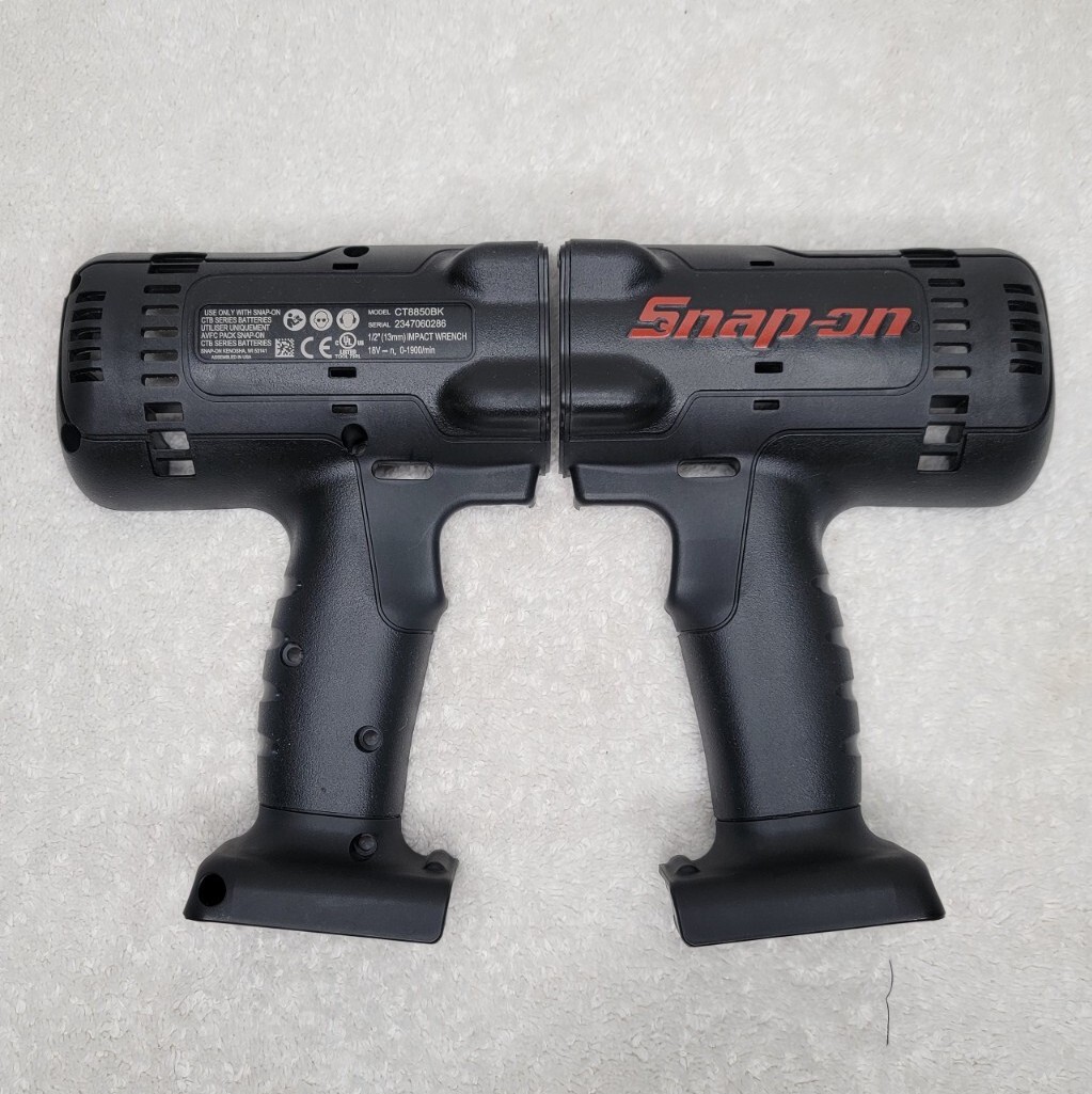 SNAP-ON TOOLS CT8850 1/2" CORDLESS IMPACT GUN BODY SHELL HOUSING BLACK NEW