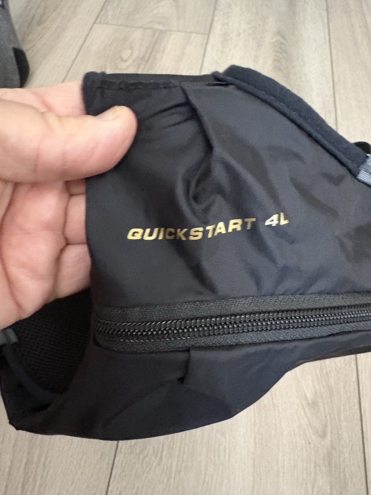 Nathan Quickstart 4L Hydration Vest Water Pack Unisex Running (No Bladder)