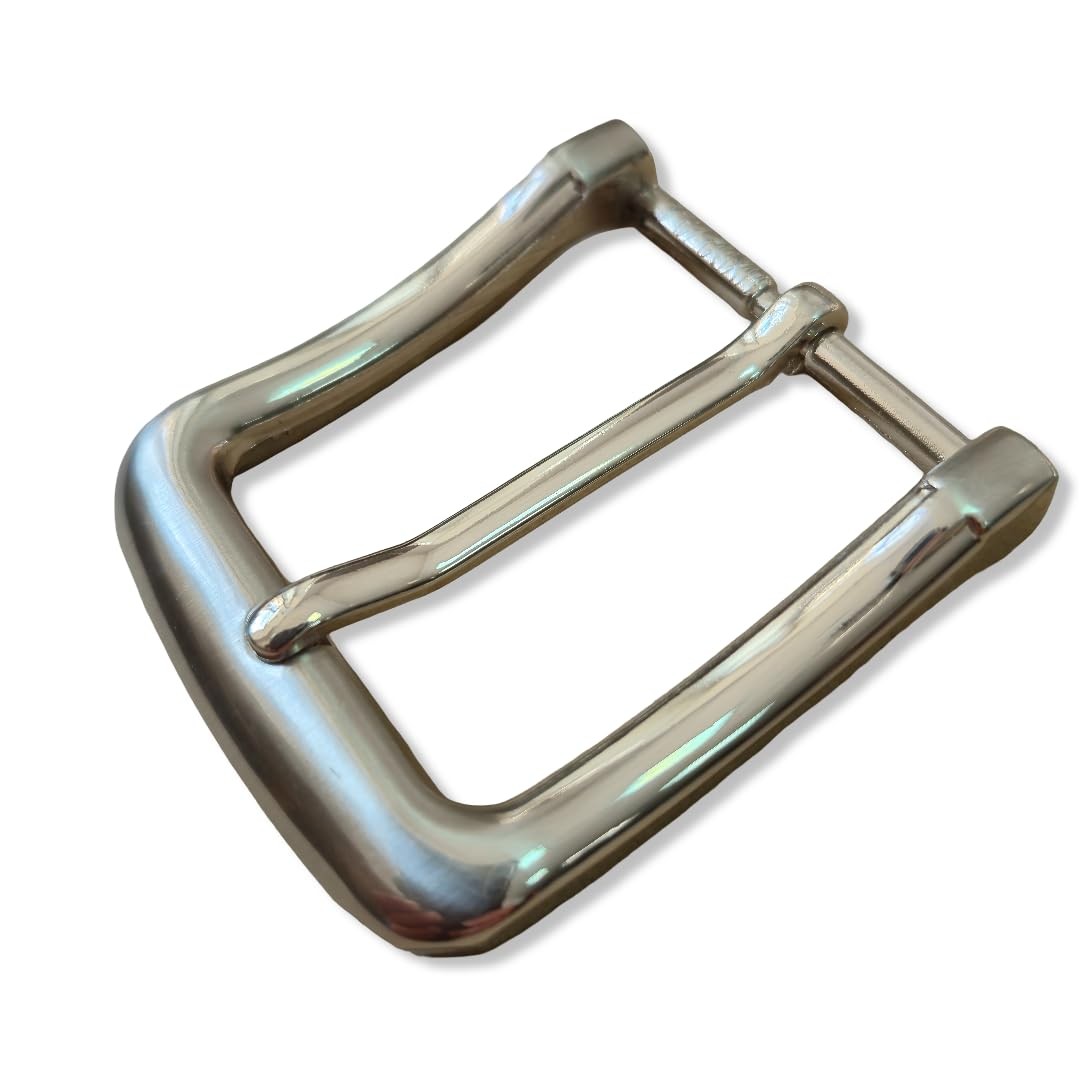 VA Lipskii Leather 1pcs 1.5 inch (38-40mm) Belt Buckle inch, Nickel 03