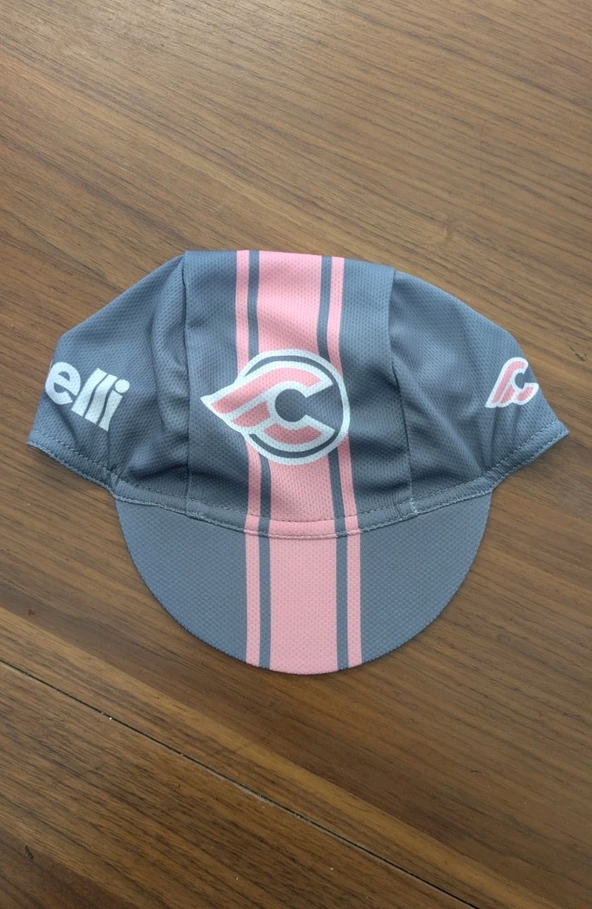 CINELLI Team Cycling Cap Pink Gray Breathable