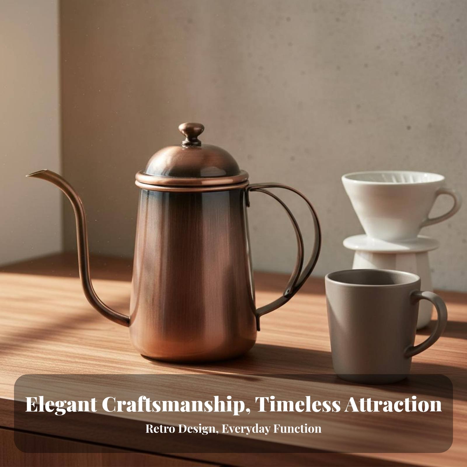 Gooseneck Kettle Precise Pouring Pour over Coffee Kettle Controlled Water Flow