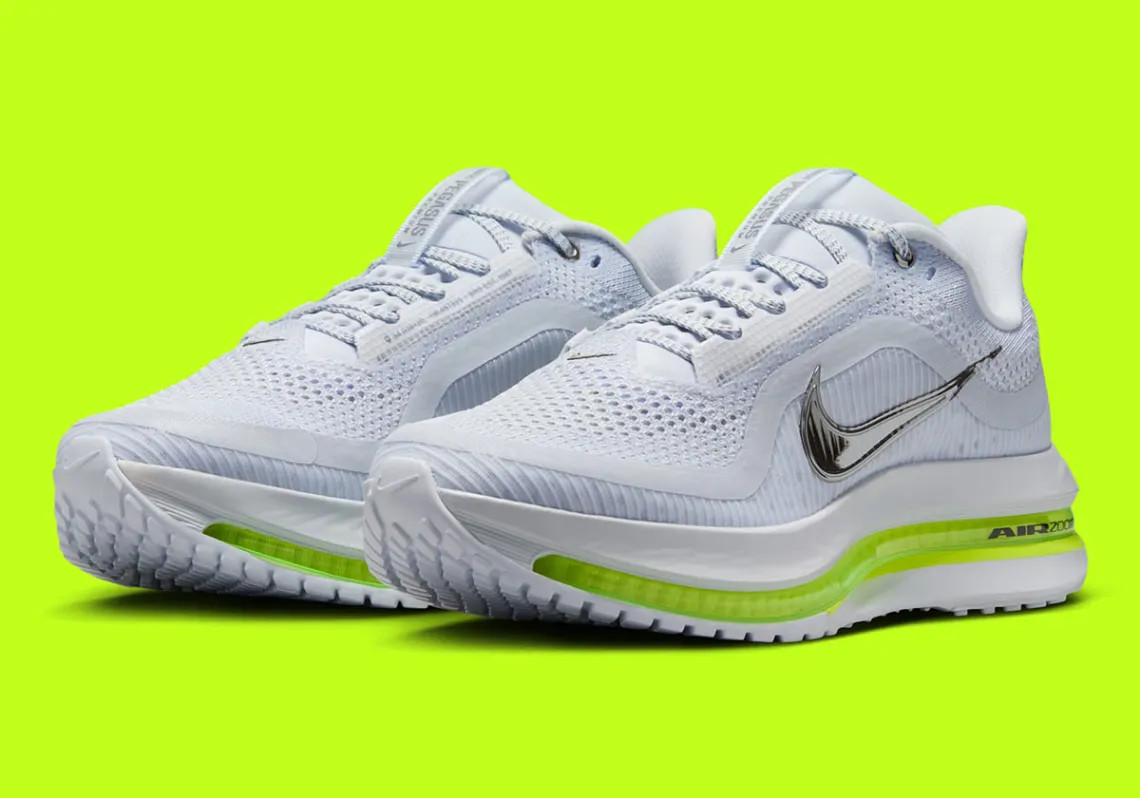 Nike Air Zoom Pegasus Premium White Volt Chauss Men's