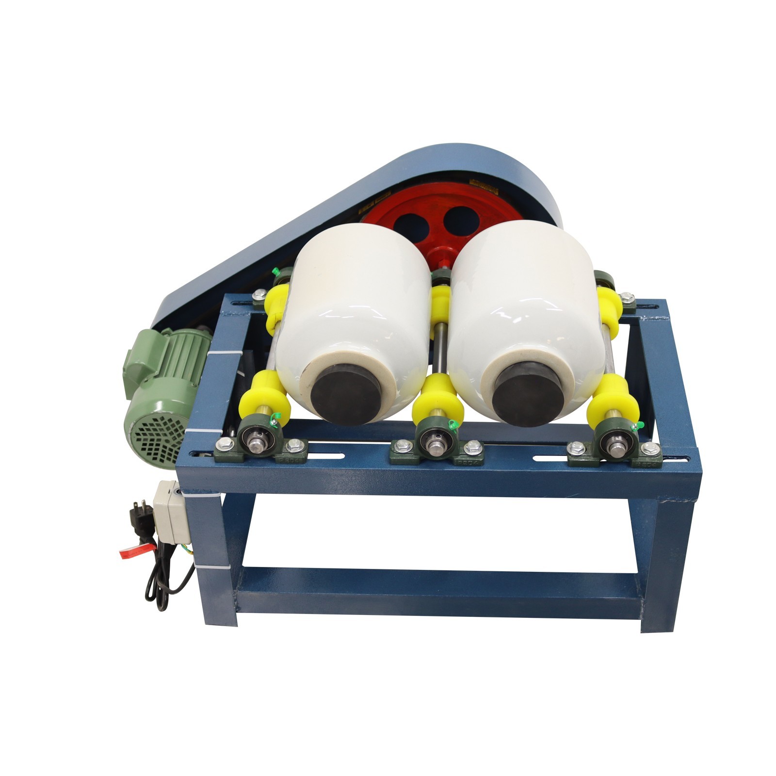 Horizontal Ball Mill Lab Fine Grinding Machine 5L Double Ceramic Jar 300 Mesh