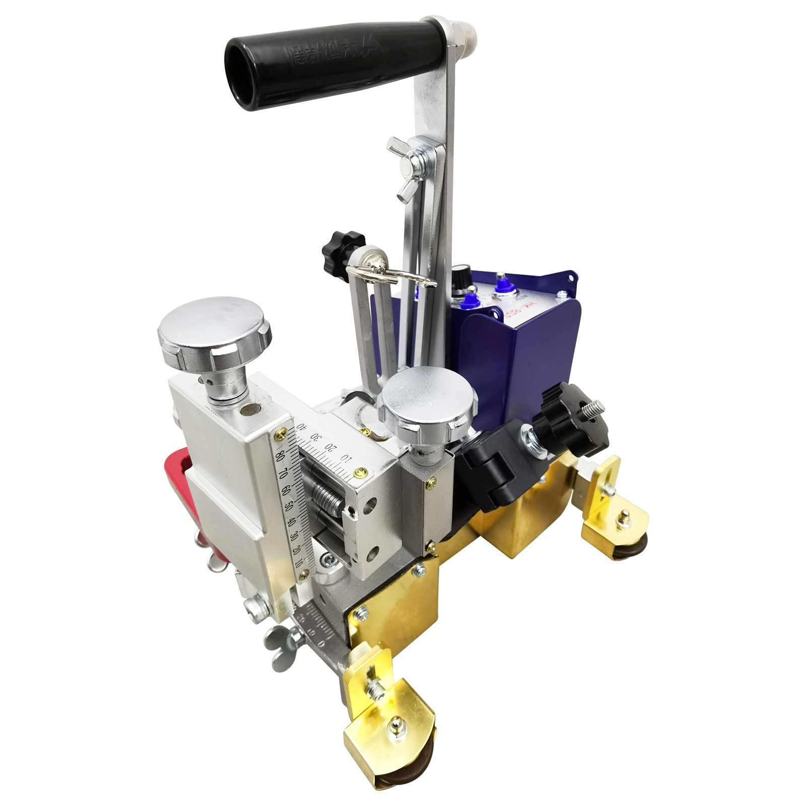 110V Portable Welding Trolley Auto Welding Machine Carriage 50Kg Adsorbability