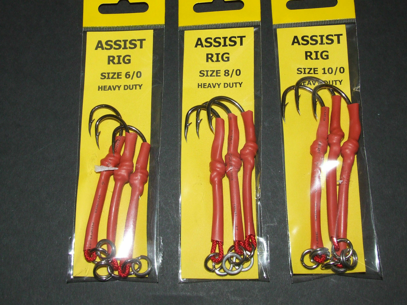 3 x ASSIST HOOKS 8/0 FOR JIGS PIRKS NORWAY ICELAND BOAT WRECK SEA FISHING
