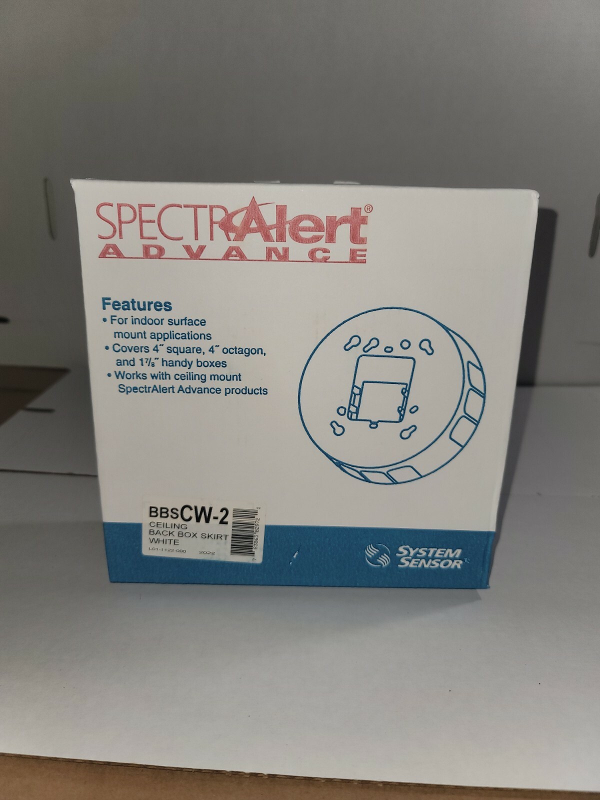 SpectrAlert BBSCW-2 Ceiling Back Box Skirt