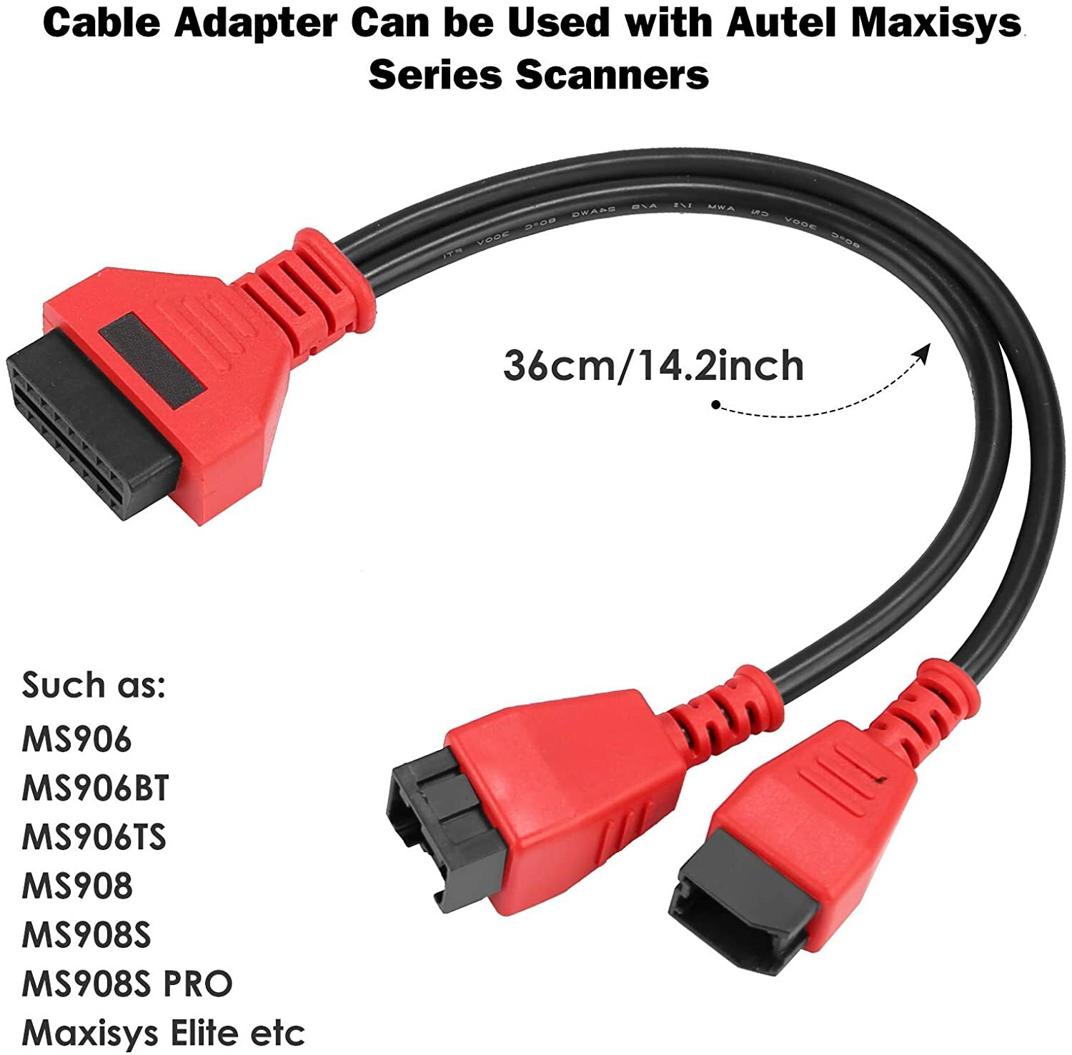 New Fits for Chrysler 12+8 Cable Adaptor Elite MS908 MS908P MS908S