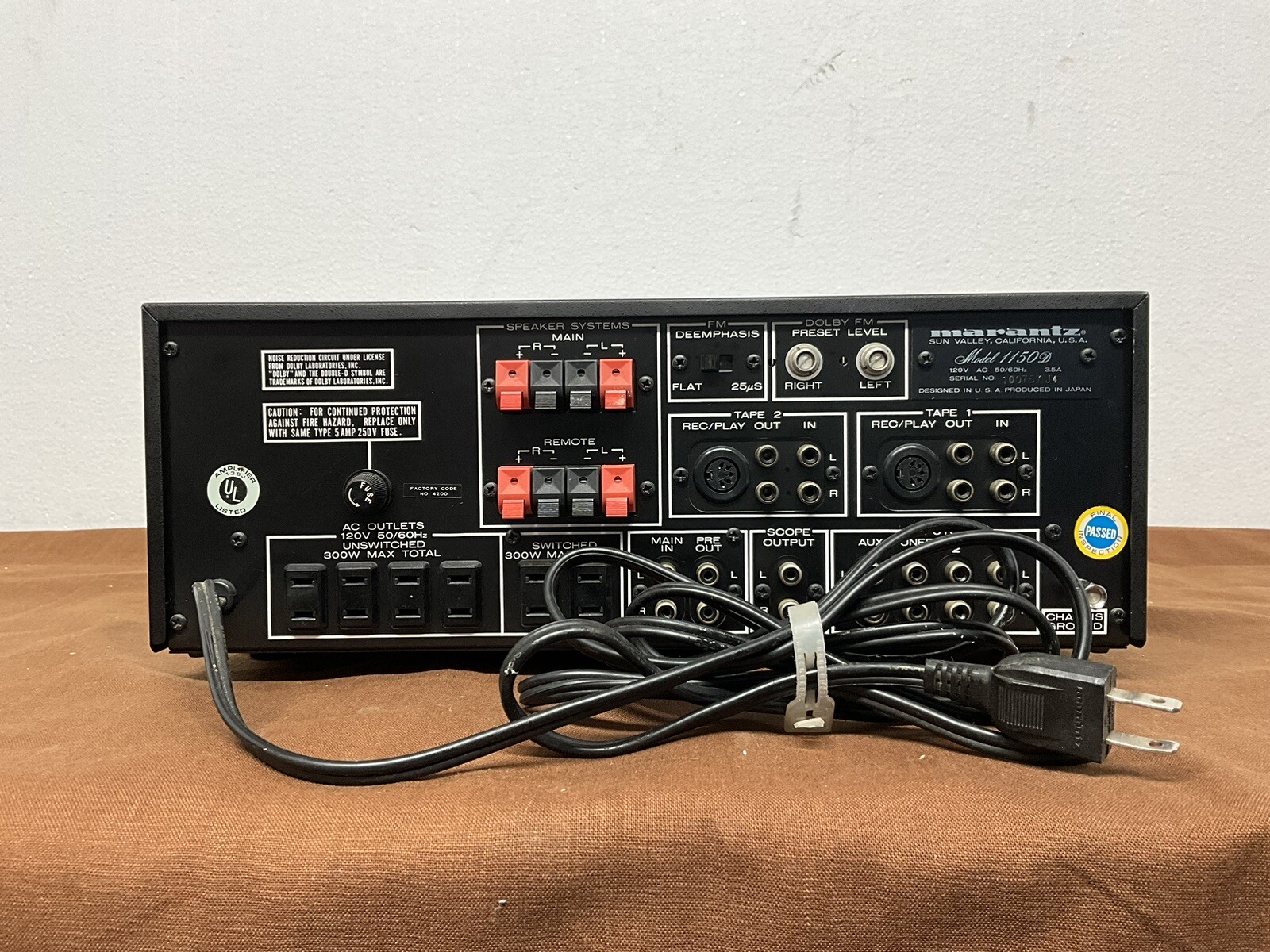 Marantz 1150D Console Stereo Amplifier
