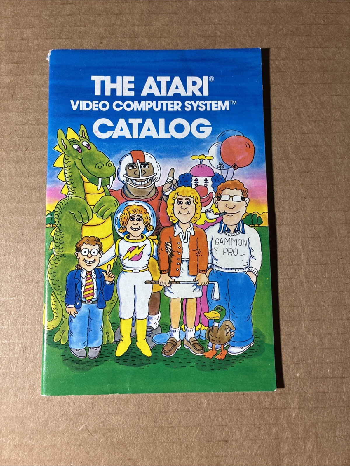 Atari Catalog, 1980, Cartoon, Blue, Narrow