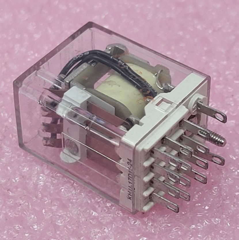 Potter & Brumfield - KHU-17D12-24 - Relay, DC. 4PDT 3Amp 24VDC, New.