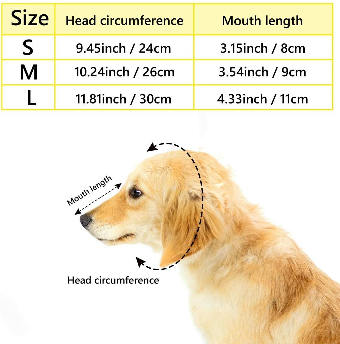 3 Pcs Pet Protective Muzzle Air Mesh Breathable and Drinkable Pet Muzzles M Size