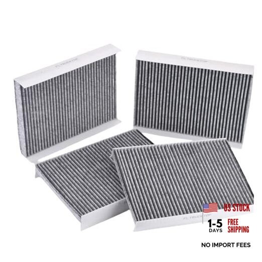4PCS P606555 Cabin Air Filter with Activated Carbon Compatible with Volvo