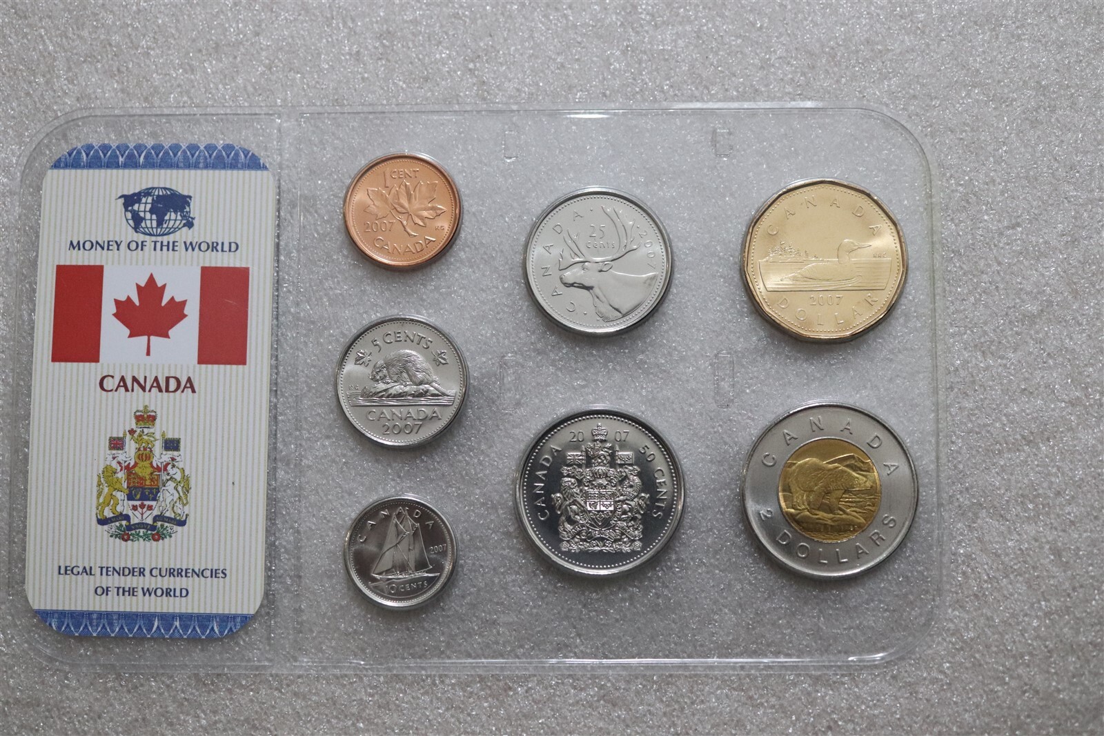 🧭 🇨🇦 CANADA MINT SET WITH COA B67 #5