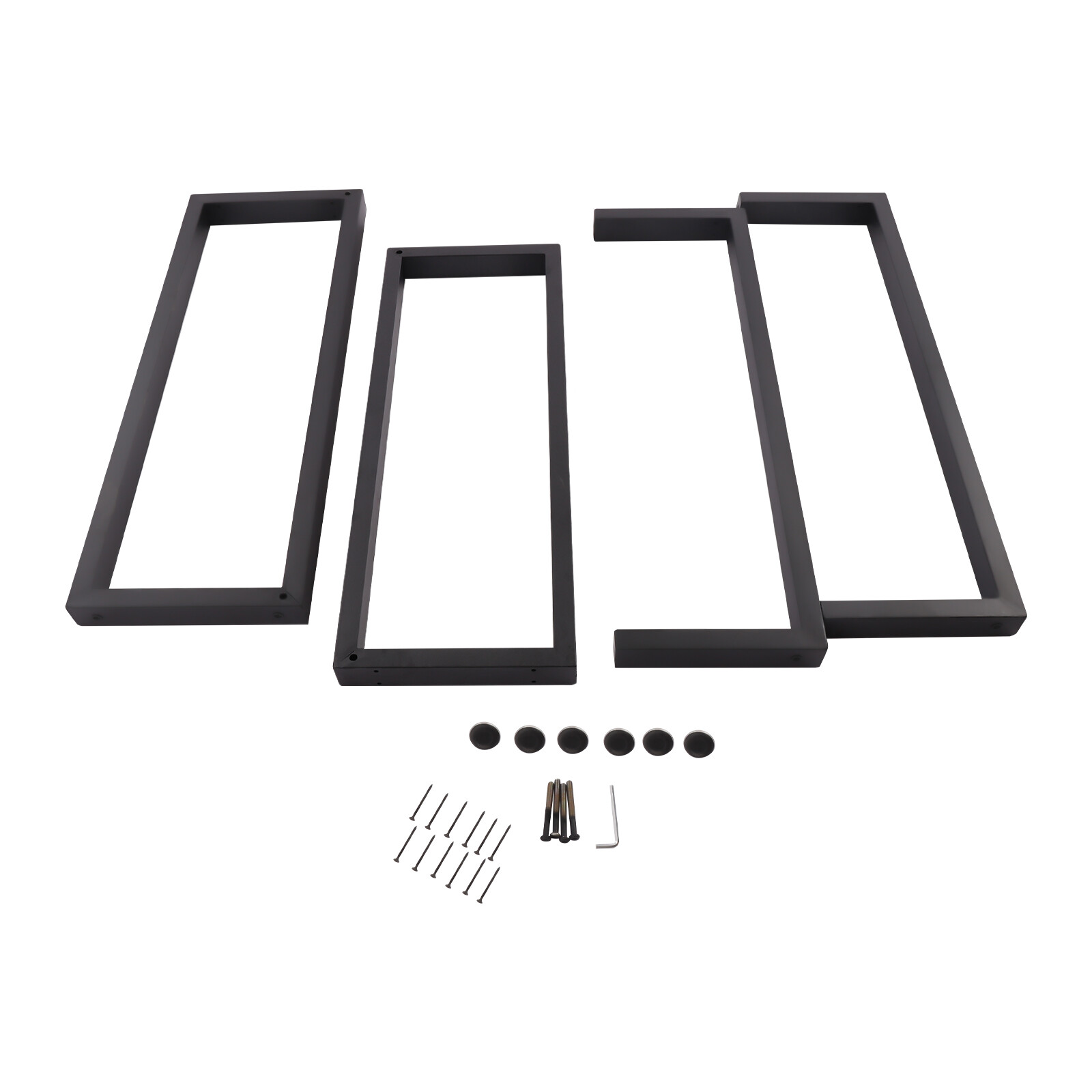 35 Inch Industrial Table Leg Metal V-shape Frame Leg 2pcs for Coffee Table/Bench