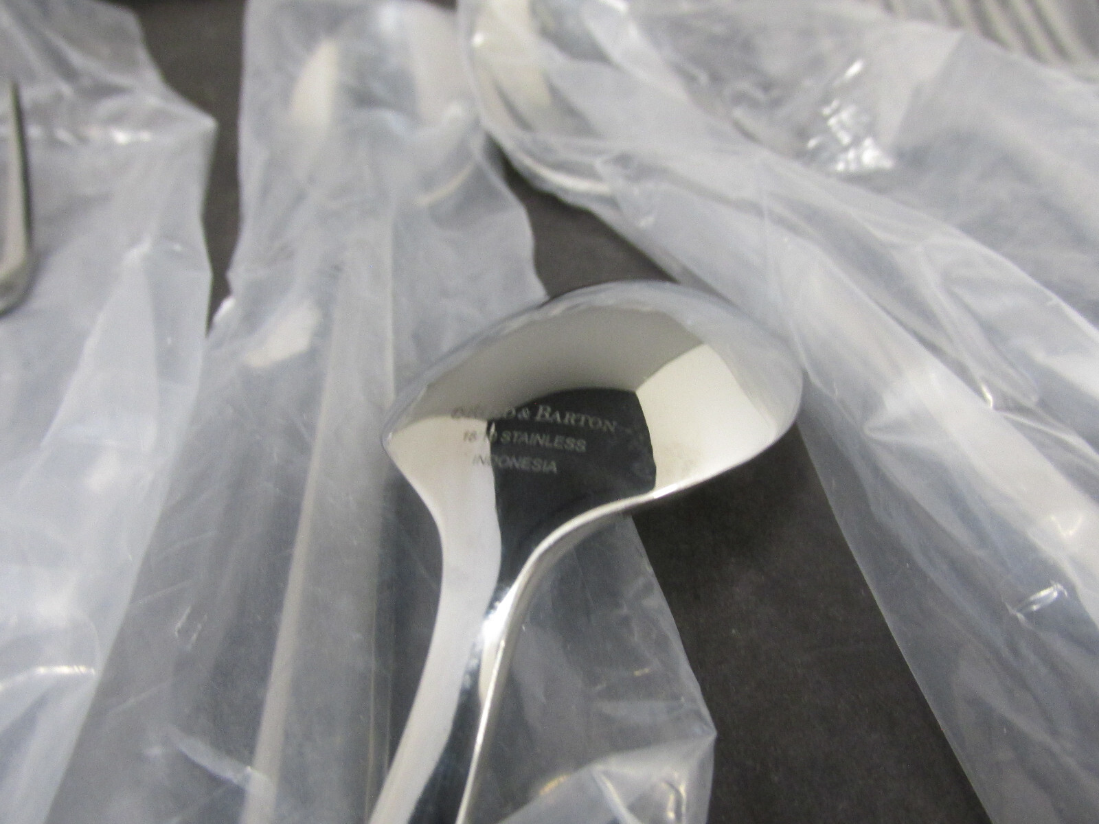 PATTERN COLE STAINLESS FLATWARE 3 SOUP SPOONS 3 DINNER 3 SALAD FORKS REED BARTON