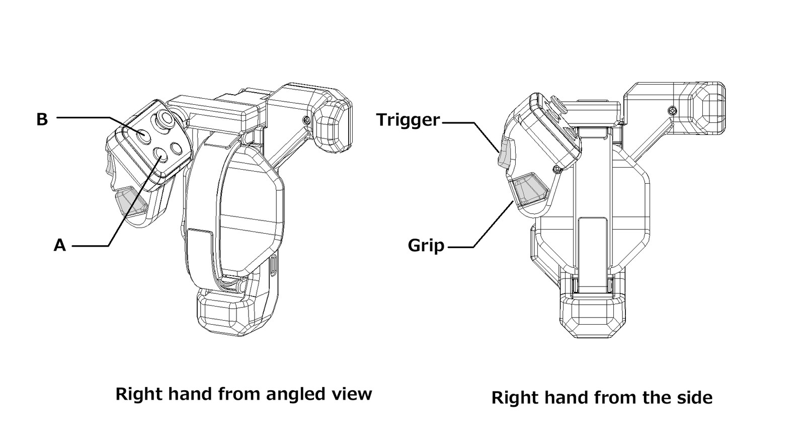 Shiftall HaritoraX Flip VR controller that allows you to grab things in reality