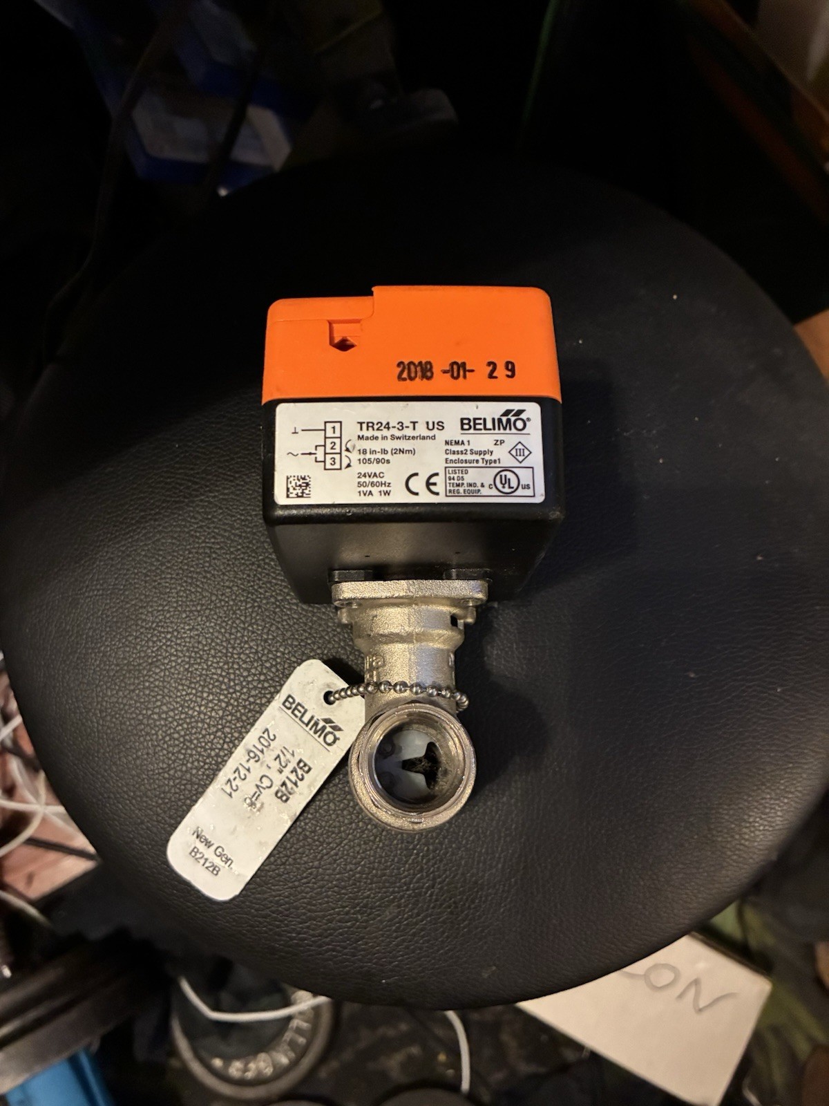 Belimo B210B+TR24-3-T Valve 1/2 Inch Actuator And 2 Way Valve