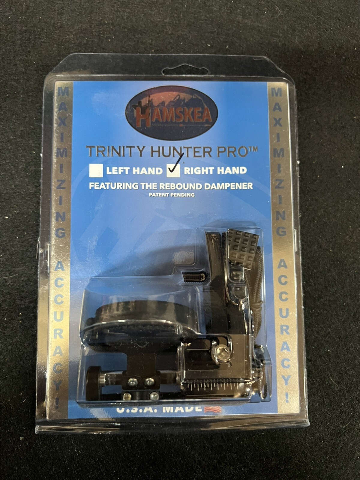 HAMSKEA 211772 Trinity Hunter Micro Tune Arrow Rest for Bowhunting - Black RH