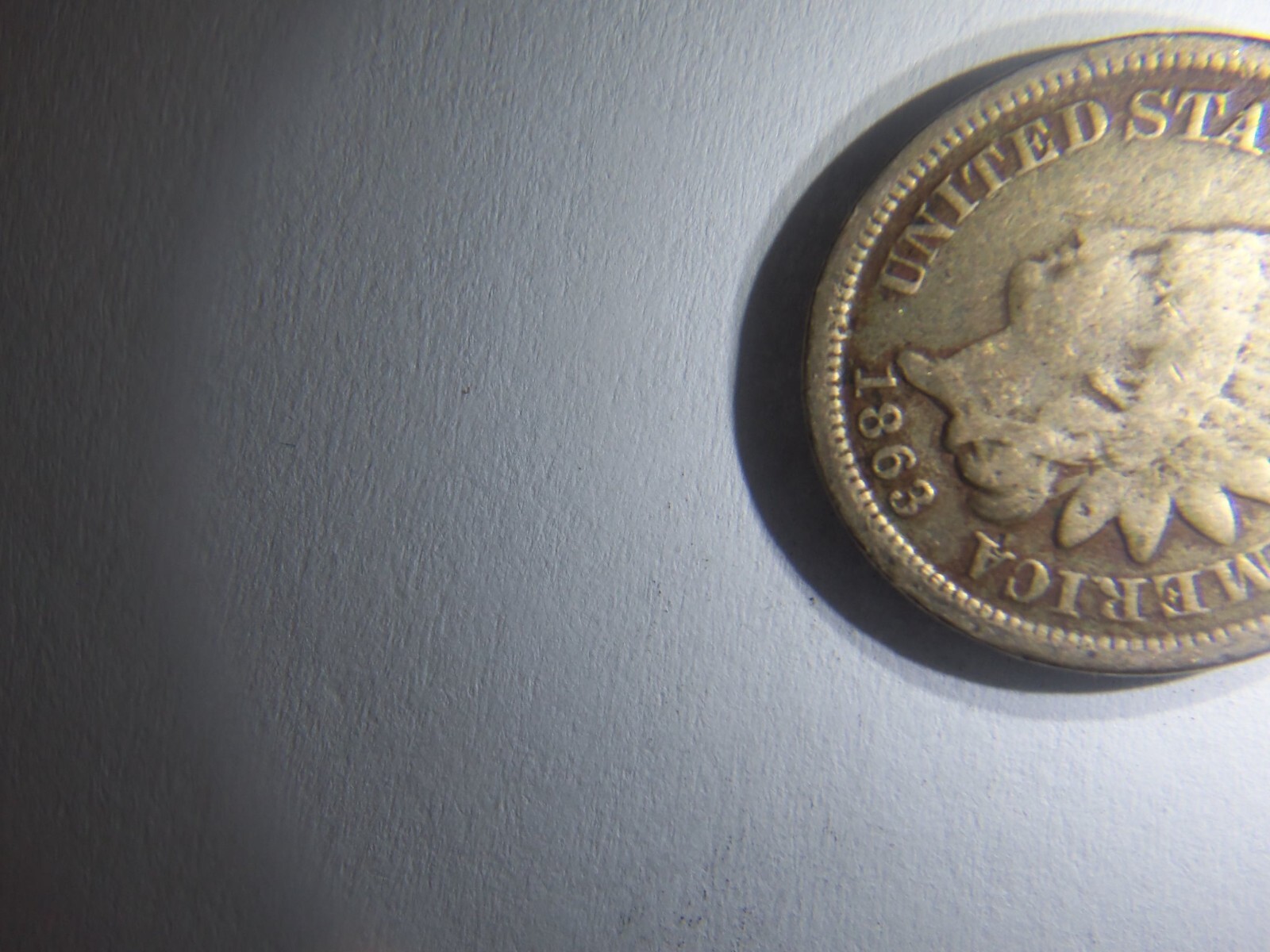 NICE KEY DATE 1863 INDIAN HEAD PENNY