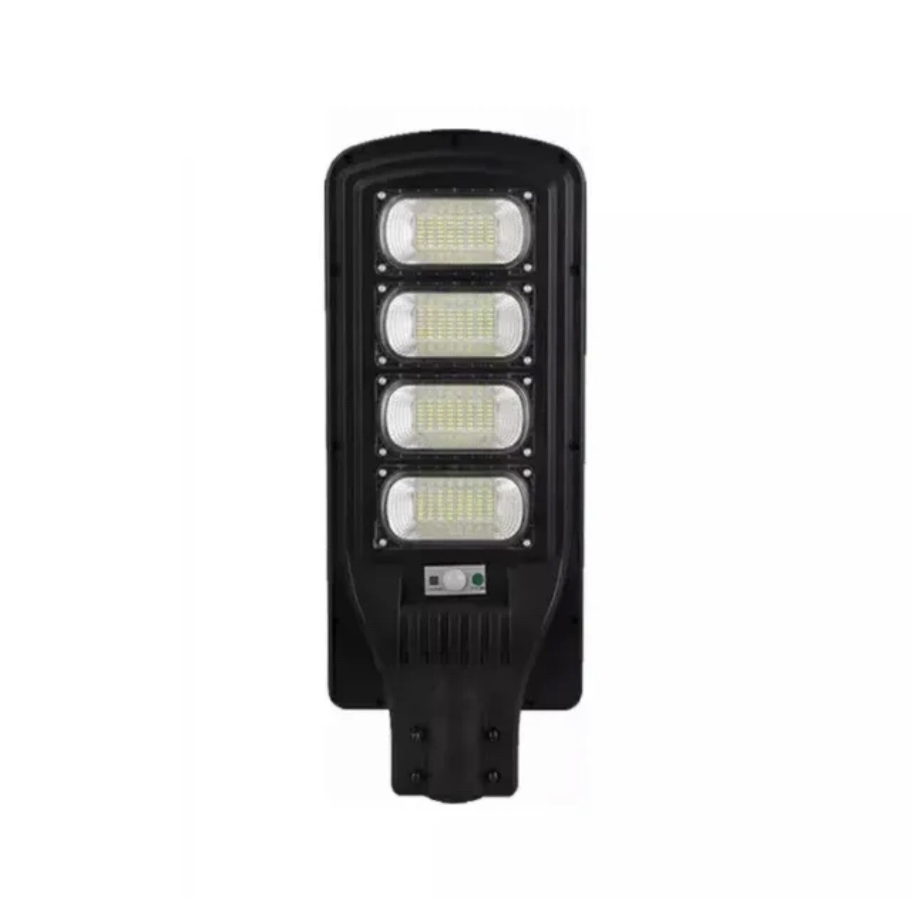 200W LED Street Light Headlight with Solar Panel Twilight Remote Control