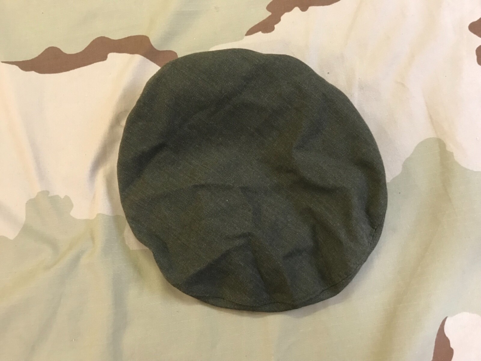 US MARINE DRESS SERVICE CAP CROWN GREEN GABARDINE COVER SHADE 2212 CHARLIE 6 5/8