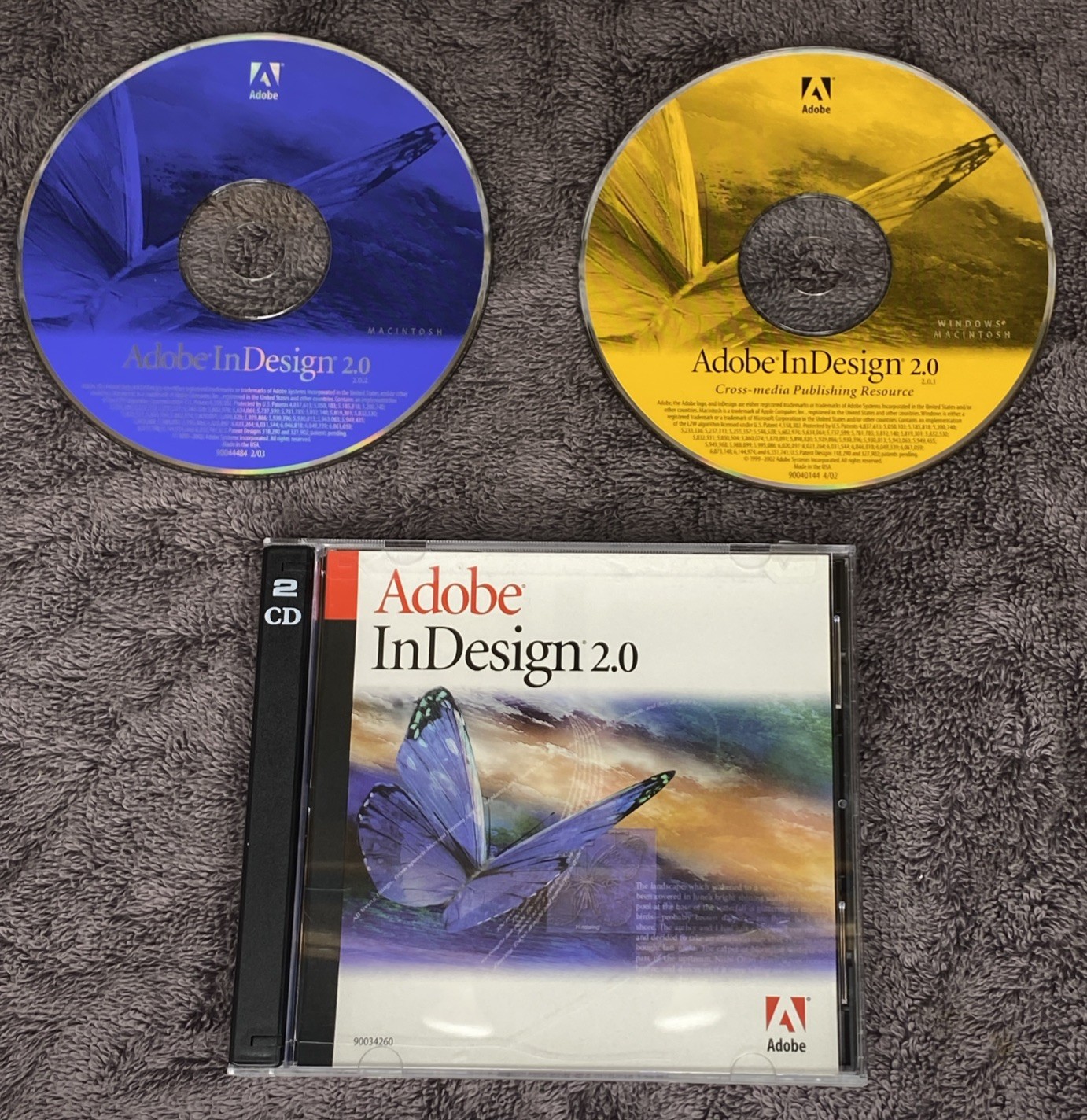 Adobe InDesign 2.0 with Serial Key 2 Discs Macintosh
