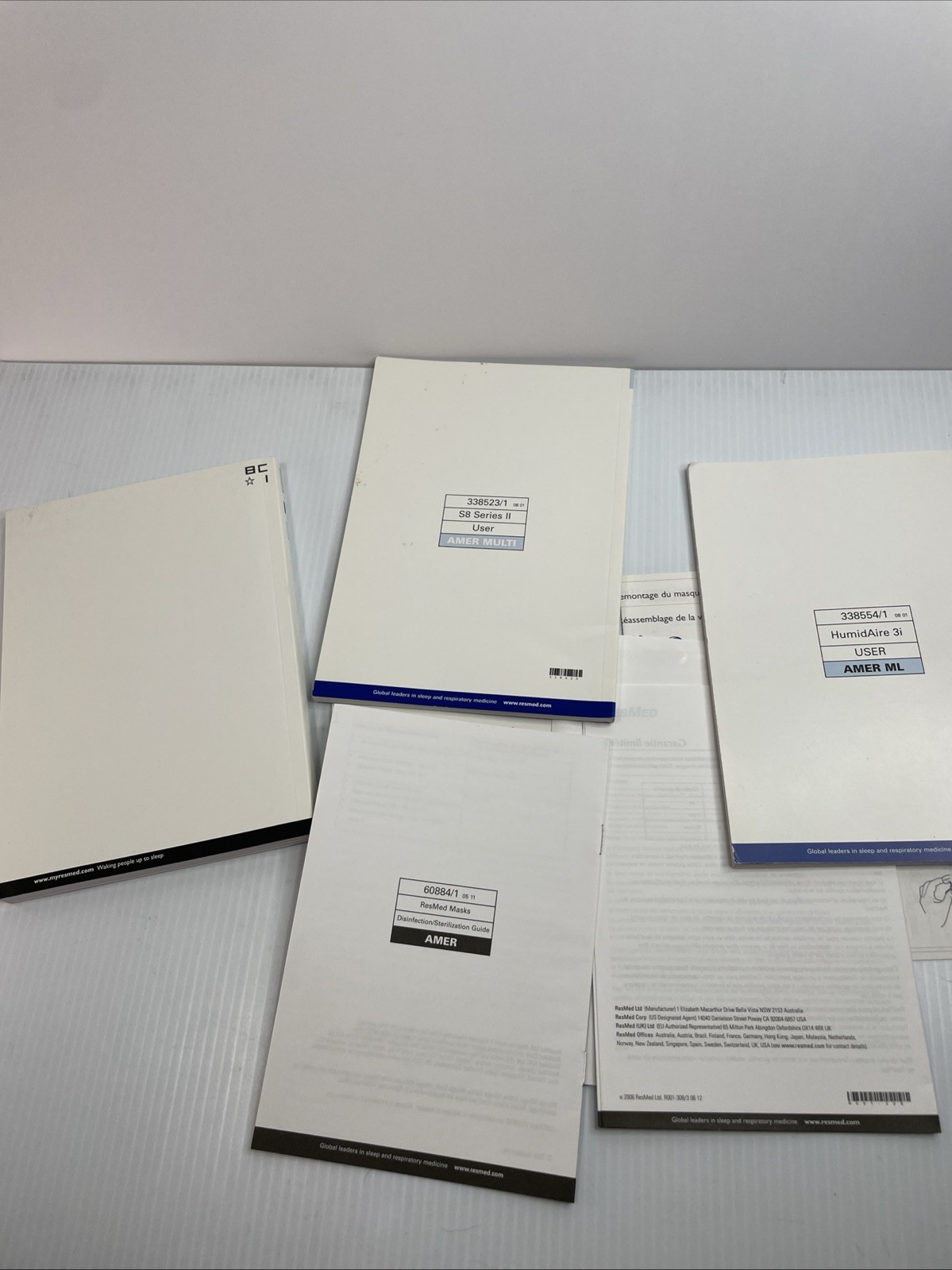 ResMed S8 Escape User Guide Manuals