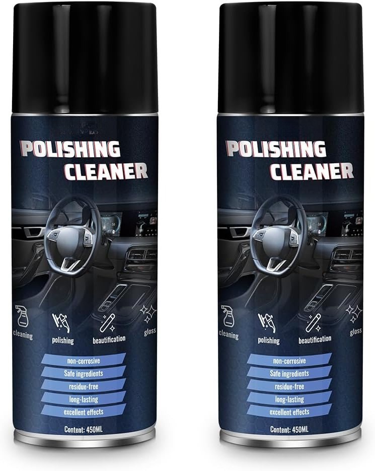 Interior Car Cleaner & Protectant,450ml, Multi-Surface Polish for PlasticLeather