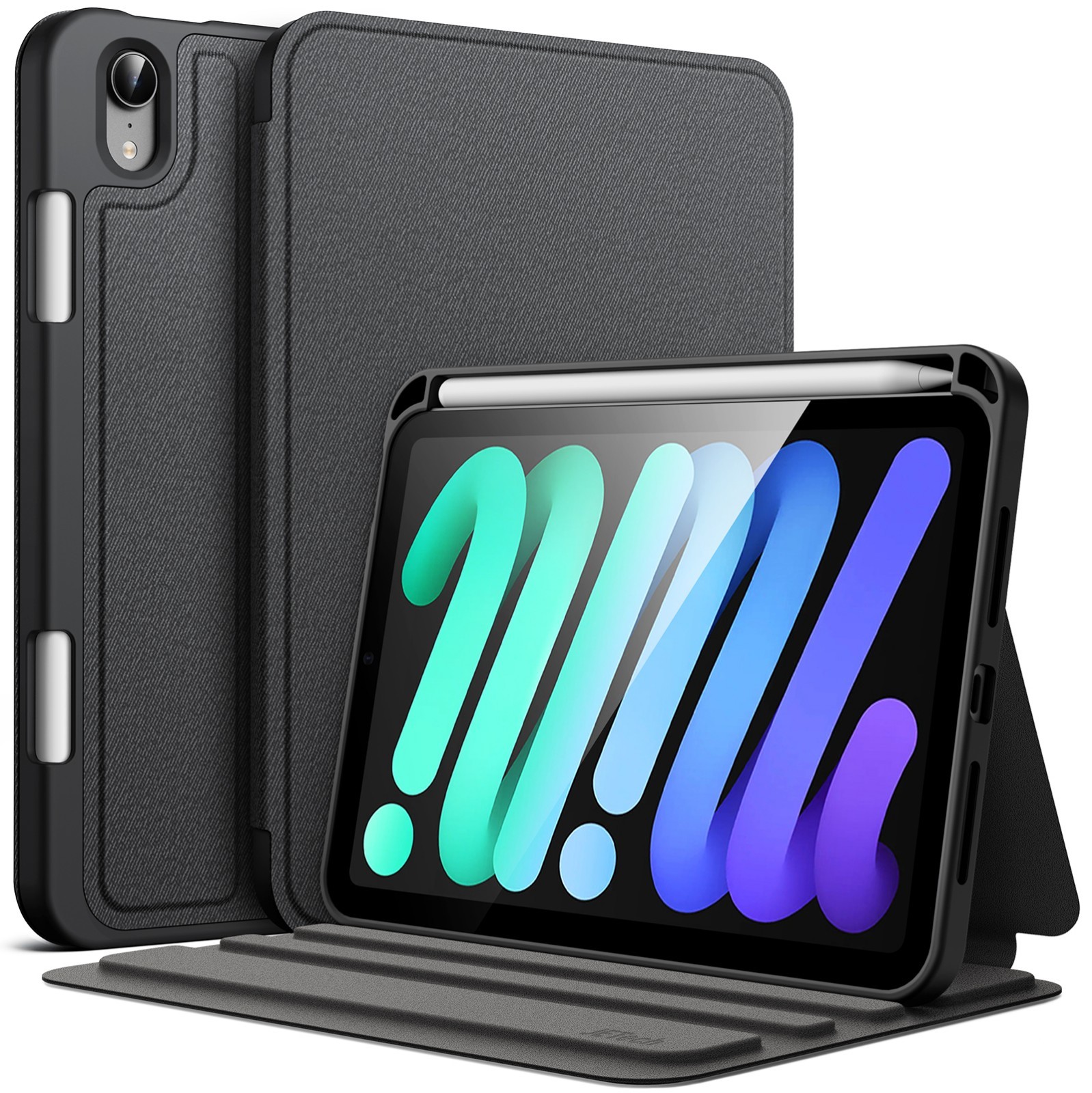 JETech Case for iPad Mini (A17 Pro, 2024 Model, 7th) / Mini 6 (2021 Model, 6th)